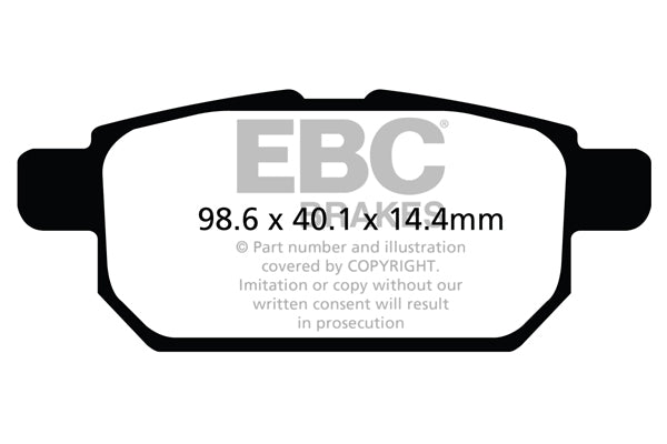 Pastiglie Freno EBC Ultimax DPX2120 per Suzuki Swift, Suzuki SX4 S-Cross e altre