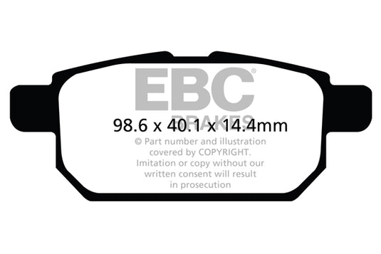 Pastiglie Freno EBC Ultimax DPX2120 per Suzuki Swift, Suzuki SX4 S-Cross e altre