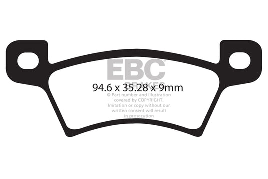 Pastiglie Freno EBC Ultimax DPX2128 per Microcar MC2