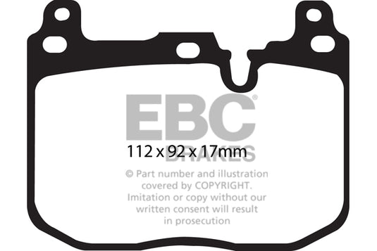 Pastiglie Freno EBC Ultimax DPX2130 per BMW Serie 3 (F30), BMW Serie 3 (F31) e altre