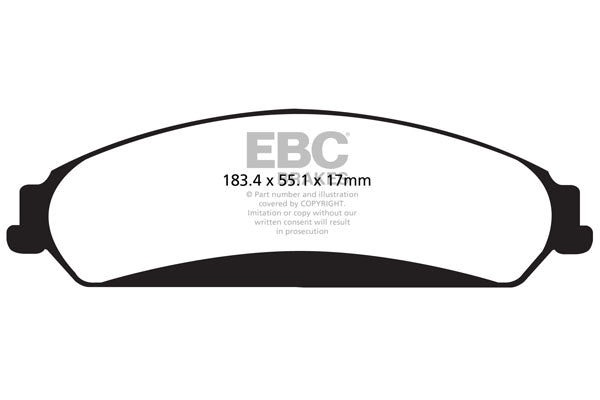 Pastiglie Freno EBC Redstuff DP32139C per Chrysler 300C, Dodge Challenger e altre