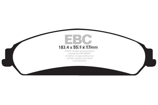 Pastiglie Freno EBC Ultimax DPX2139 per Chrysler 300C, Dodge Challenger e altre