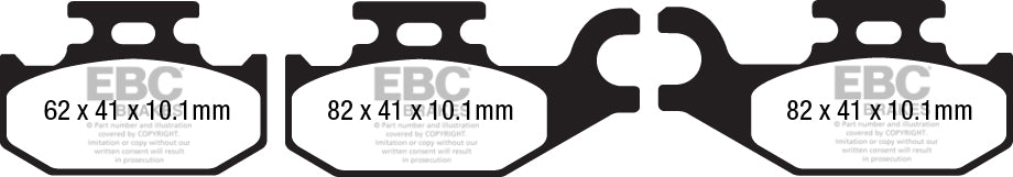 Pastiglie Freno EBC Ultimax DPX2182 per Renault Twizy