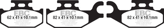Pastiglie Freno EBC Ultimax DPX2182 per Renault Twizy