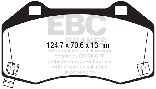 Pastiglie Freno EBC Ultimax DPX2286 per Abarth 124 Spider