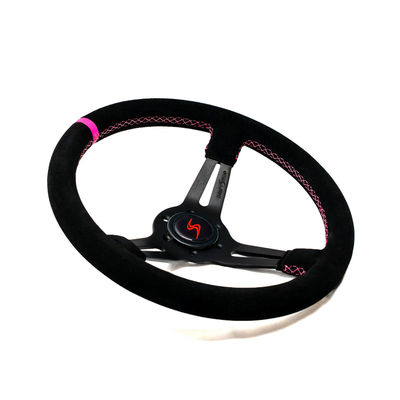 Carica immagine in Galleria Viewer, Volante a Calice (70 mm), Edizione Speciale "Pink Style", Scamosciato
