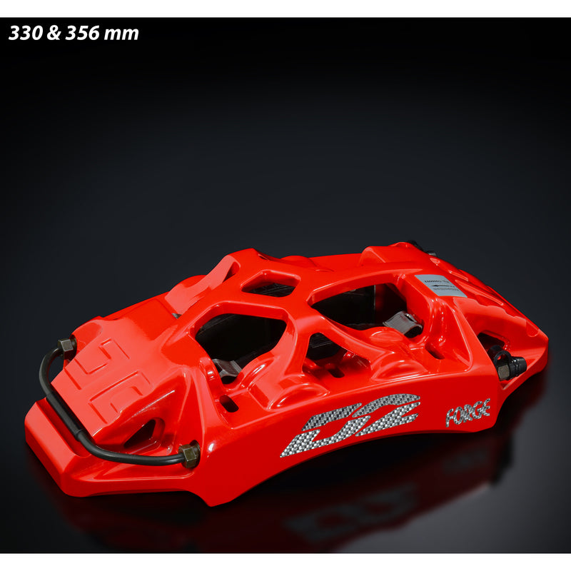 Carica immagine in Galleria Viewer, Kit Freni Maggiorati Posteriori D2 Racing: da 4 a 8 Pistoncini, da 330 a 421 mm
