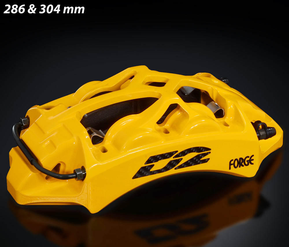 Kit Freni Maggiorati Posteriori D2 Racing: da 4 a 8 Pistoncini, da 330 a 421 mm