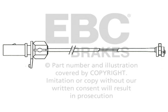 Sensore Usura Pastiglie EBC EFA110 per Volkswagen Passat