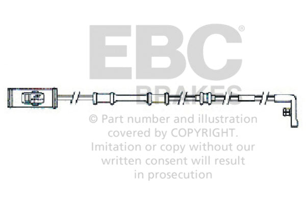 Sensore Usura Pastiglie EBC EFA113 per Opel Vectra e Vauxhall Vectra