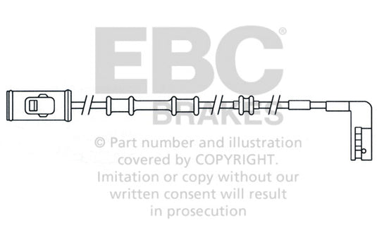 Sensore Usura Pastiglie EBC EFA114 per Opel Vectra e Vauxhall Vectra