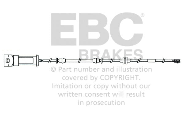 Sensore Usura Pastiglie EBC EFA116 per Opel Vectra, Vauxhall Vectra e altre