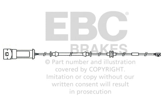 Sensore Usura Pastiglie EBC EFA116 per Opel Vectra, Vauxhall Vectra e altre