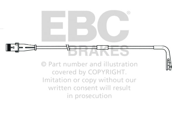 Sensore Usura Pastiglie EBC EFA119 per Opel Vectra, Opel Signum e altre