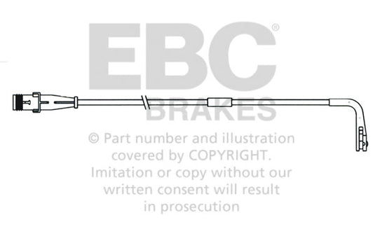 Sensore Usura Pastiglie EBC EFA119 per Opel Vectra, Opel Signum e altre