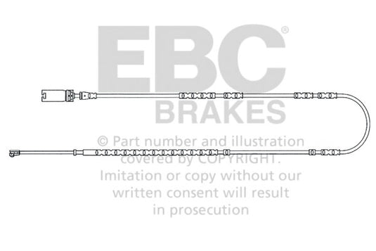 Sensore Usura Pastiglie EBC EFA130 per BMW X1 (E84)