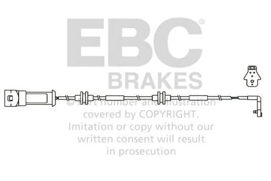 Sensore Usura Pastiglie EBC EFA134 per Opel Omega e Vauxhall Omega