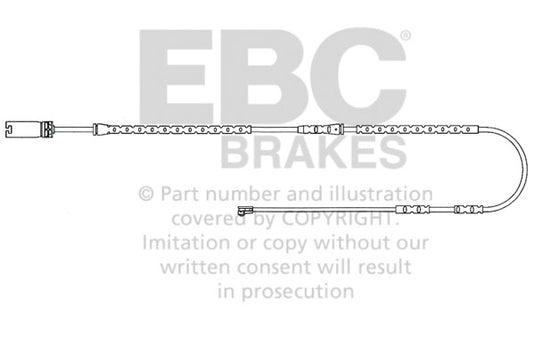 Sensore Usura Pastiglie EBC EFA135 per BMW X1 (E84), BMW Serie 3 xDrive (E90) e altre
