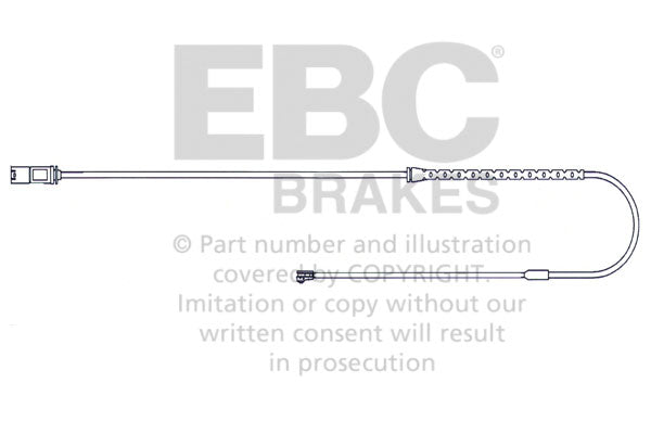 Sensore Usura Pastiglie EBC EFA140 per BMW X6 (E71), BMW X5 (E70) e altre