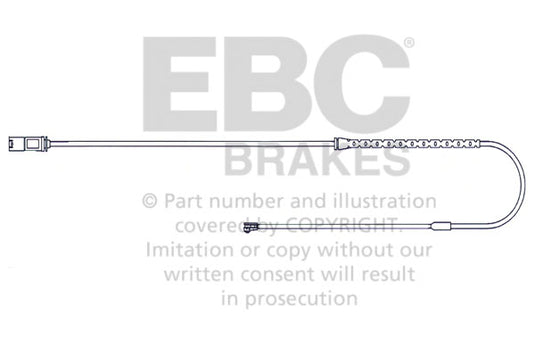 Sensore Usura Pastiglie EBC EFA140 per BMW X6 (E71), BMW X5 (E70) e altre