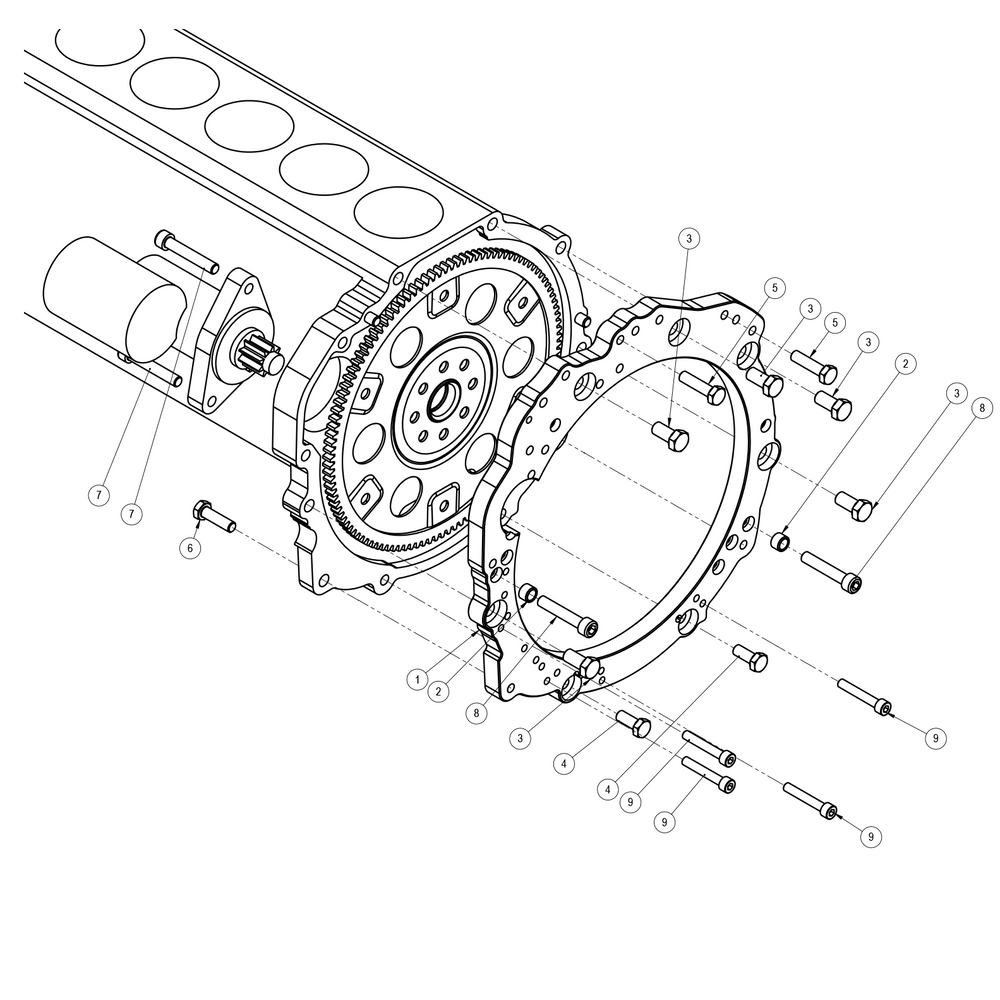 Kit Adattamento Cambio BMW M57N su Motore Toyota 1JZ & 2JZ