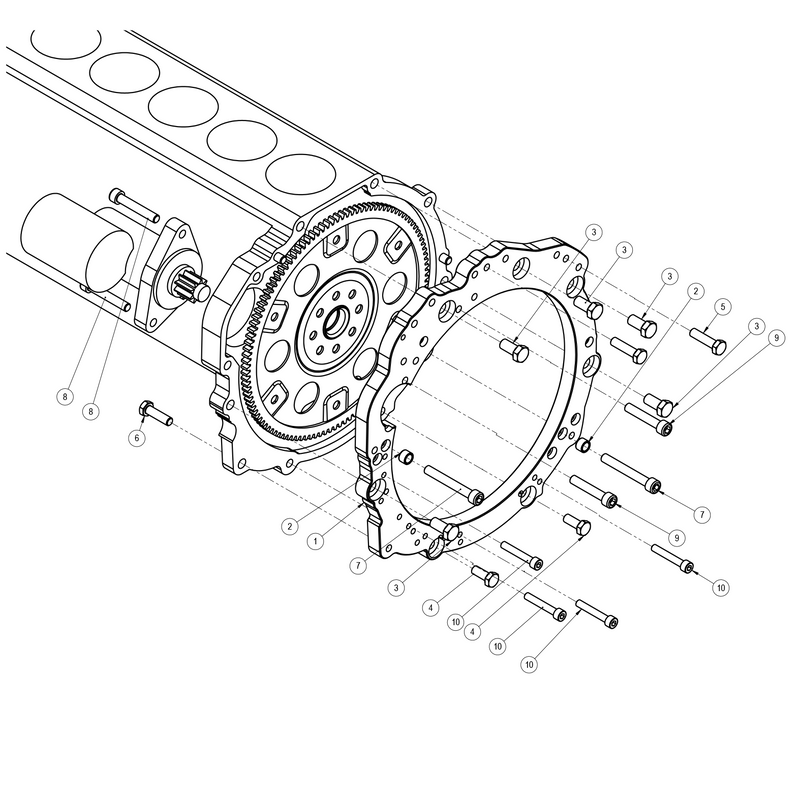 Carica immagine in Galleria Viewer, Kit Adattamento Cambio BMW M50 &amp; M57 su Motore Toyota 1JZ &amp; 2JZ
