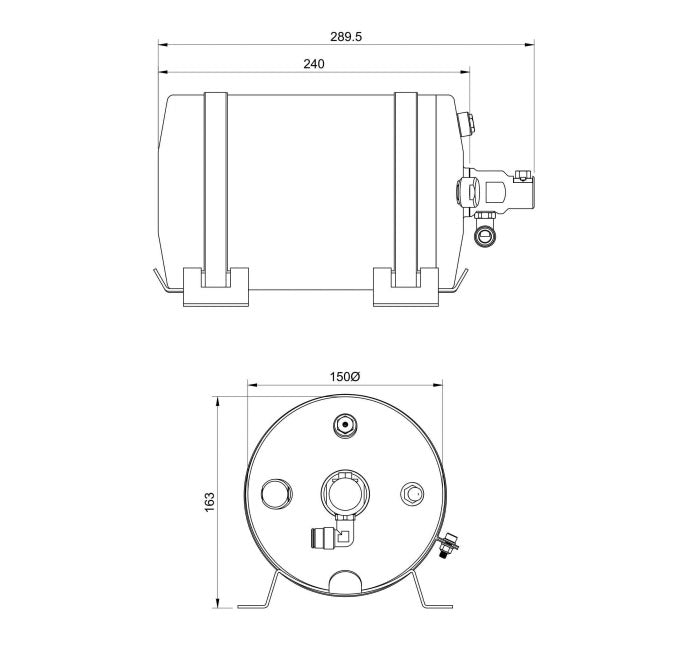 Carica immagine in Galleria Viewer, Kit Estintore Automatico FEV Coldfire E85 2.7L (FIA)
