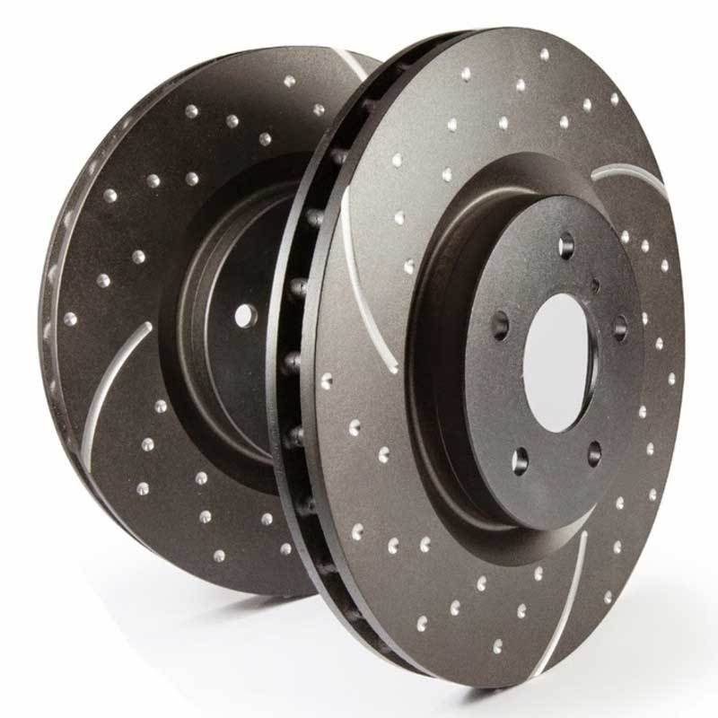 Dischi Freno EBC Turbo Groove GD568 (Coppia) per Mazda 323 e Mazda Demio