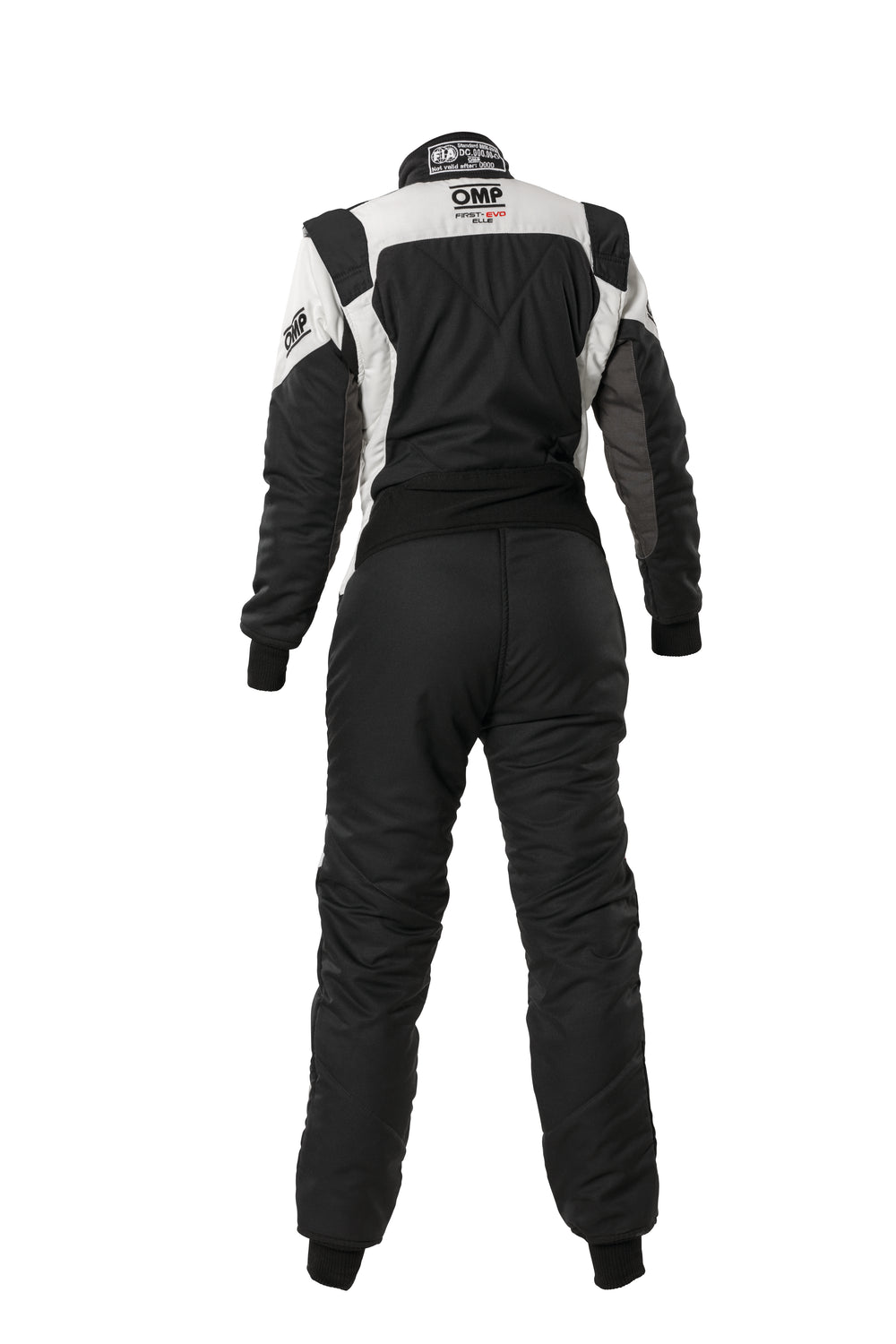 Tuta OMP First ELLE Nero / Bianco (FIA 8856-2018)