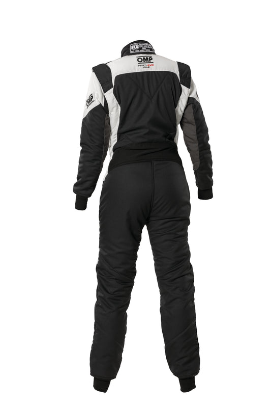 Tuta OMP First ELLE Nero / Bianco (FIA 8856-2018)