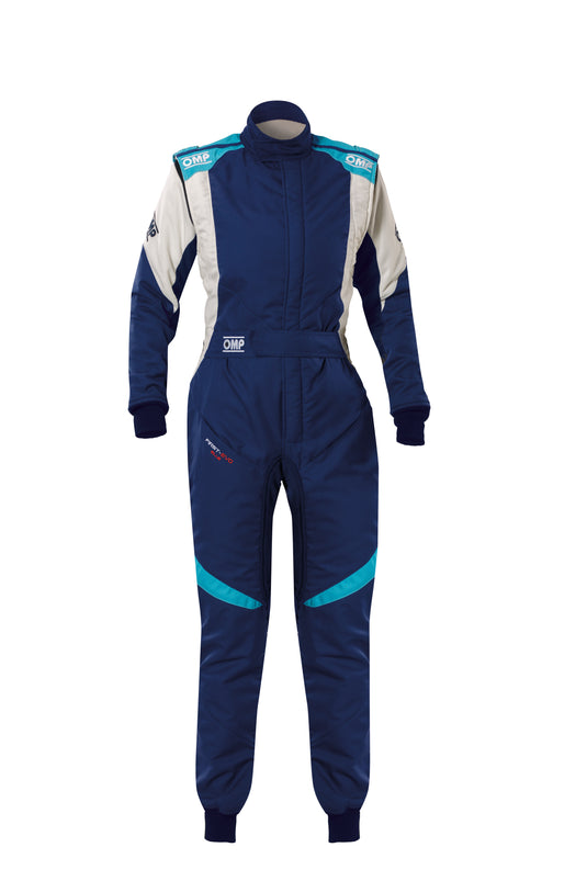Tuta OMP First ELLE Blu Marine / Tiffany (FIA 8856-2018)