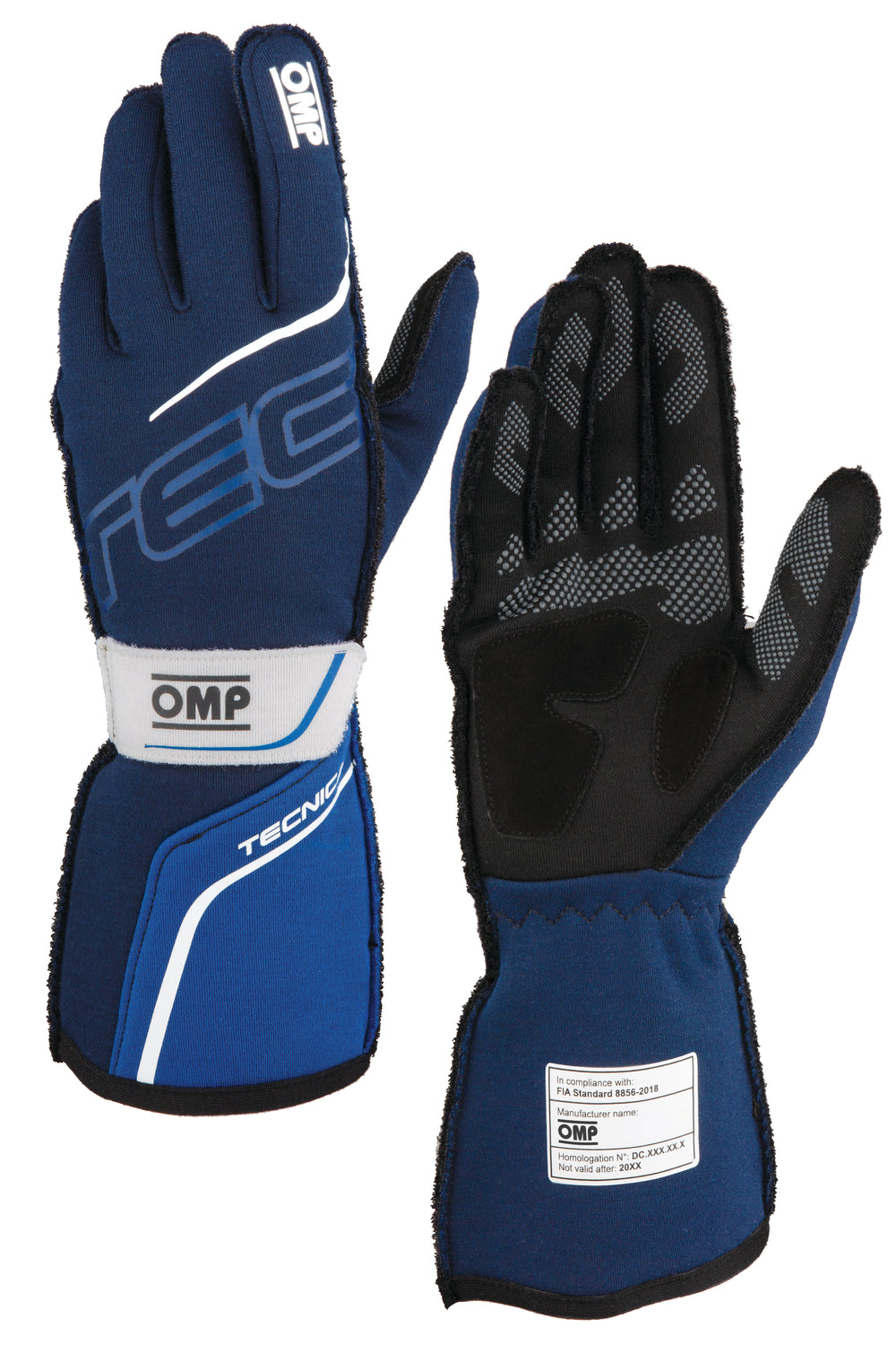 Guanti OMP Tecnica Blu Marine / Blu Royal