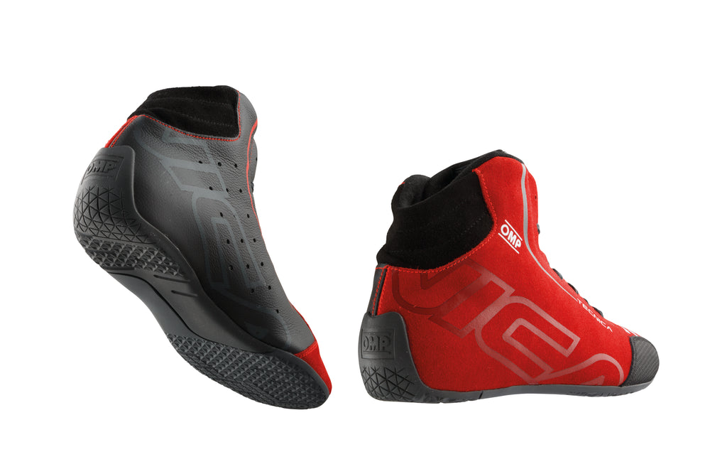 Scarpe OMP Tecnica - Nero / Rosso (FIA)