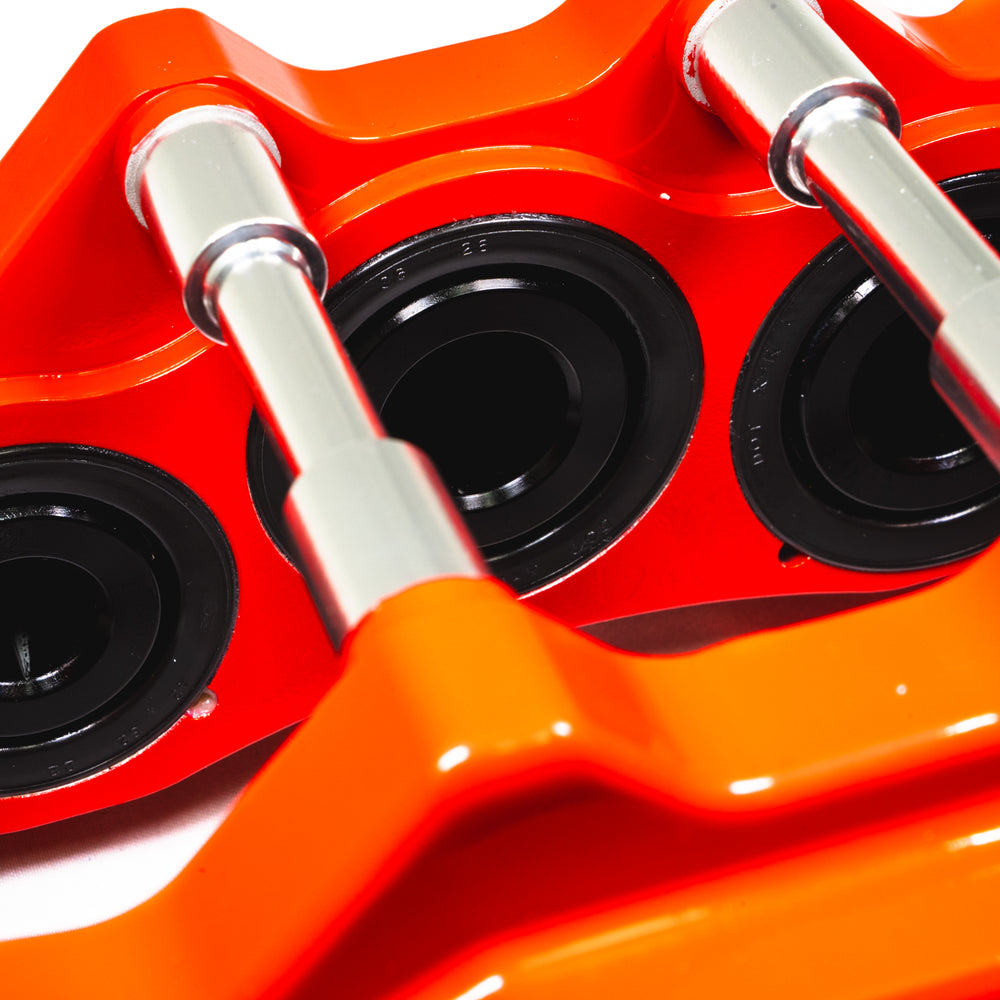 Kit Freni Maggiorati Anteriori Su Misura: da 4 a 8 Pistoncini, da 286 a 430 mm
