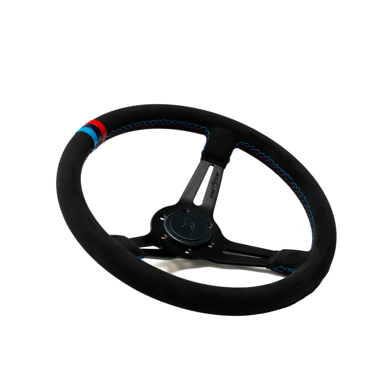 Carica immagine in Galleria Viewer, Volante Premium a Calice (70 mm), Edizione "M Power V2" in Alcantara
