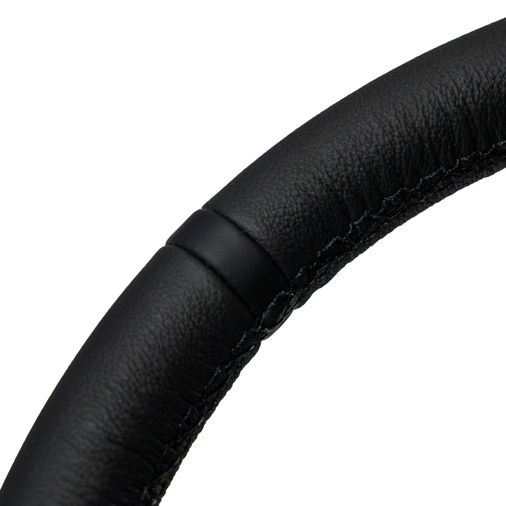 Volante Premium a Calice (90 mm) "Black Edition" in Pelle