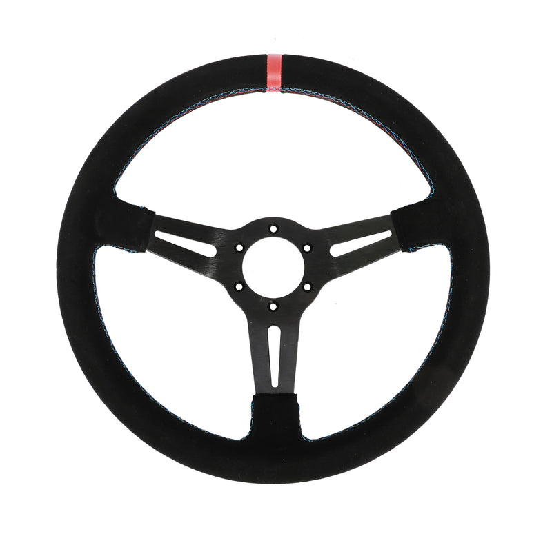 Carica immagine in Galleria Viewer, Volante a Calice (70 mm), Edizione "M Power", Scamosciato Nero
