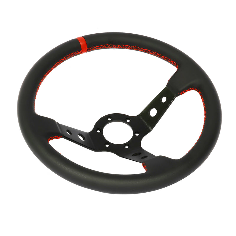 Carica immagine in Galleria Viewer, Volante a Calice (90 mm), Pelle Nera, Razze Nere

