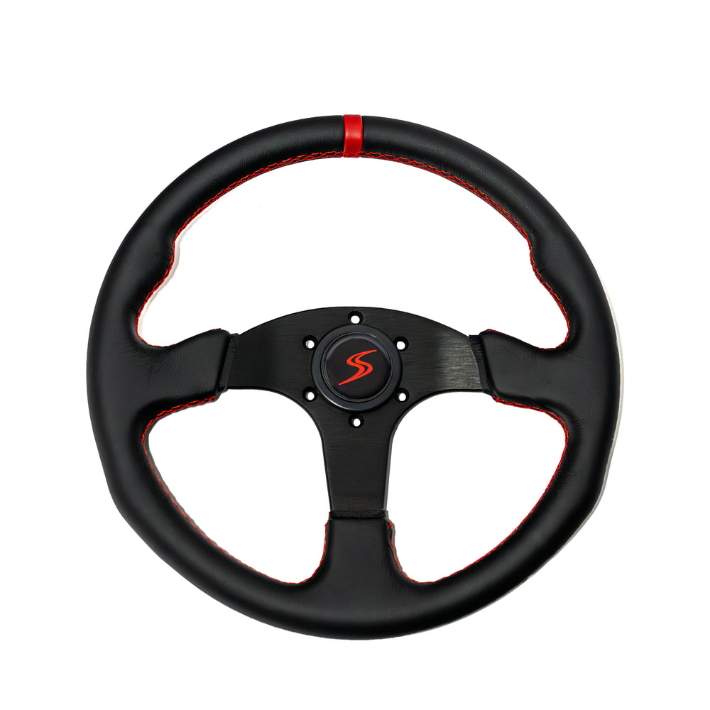 Volante Piatto, Pelle Nera, Razze Nere