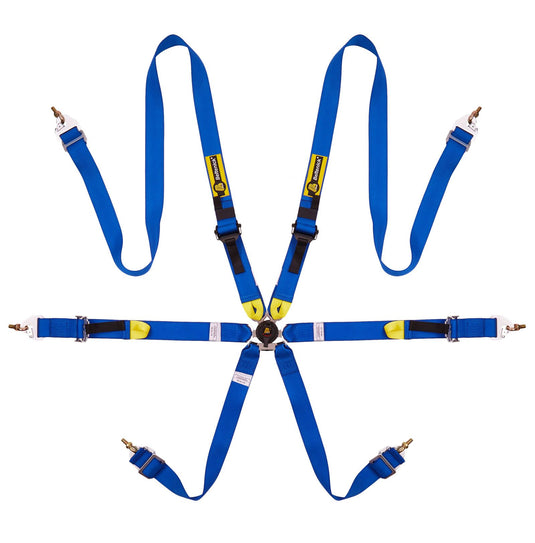Cinture BELTENICK RCU1005 6 punti Omologata FIA - 2 pollici Hans