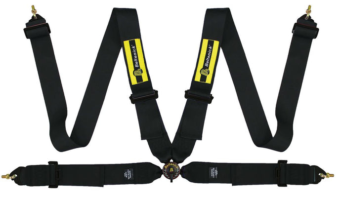 Cinture BELTENICK RCU1100A 4 punti Omologata FIA - 3 pollici