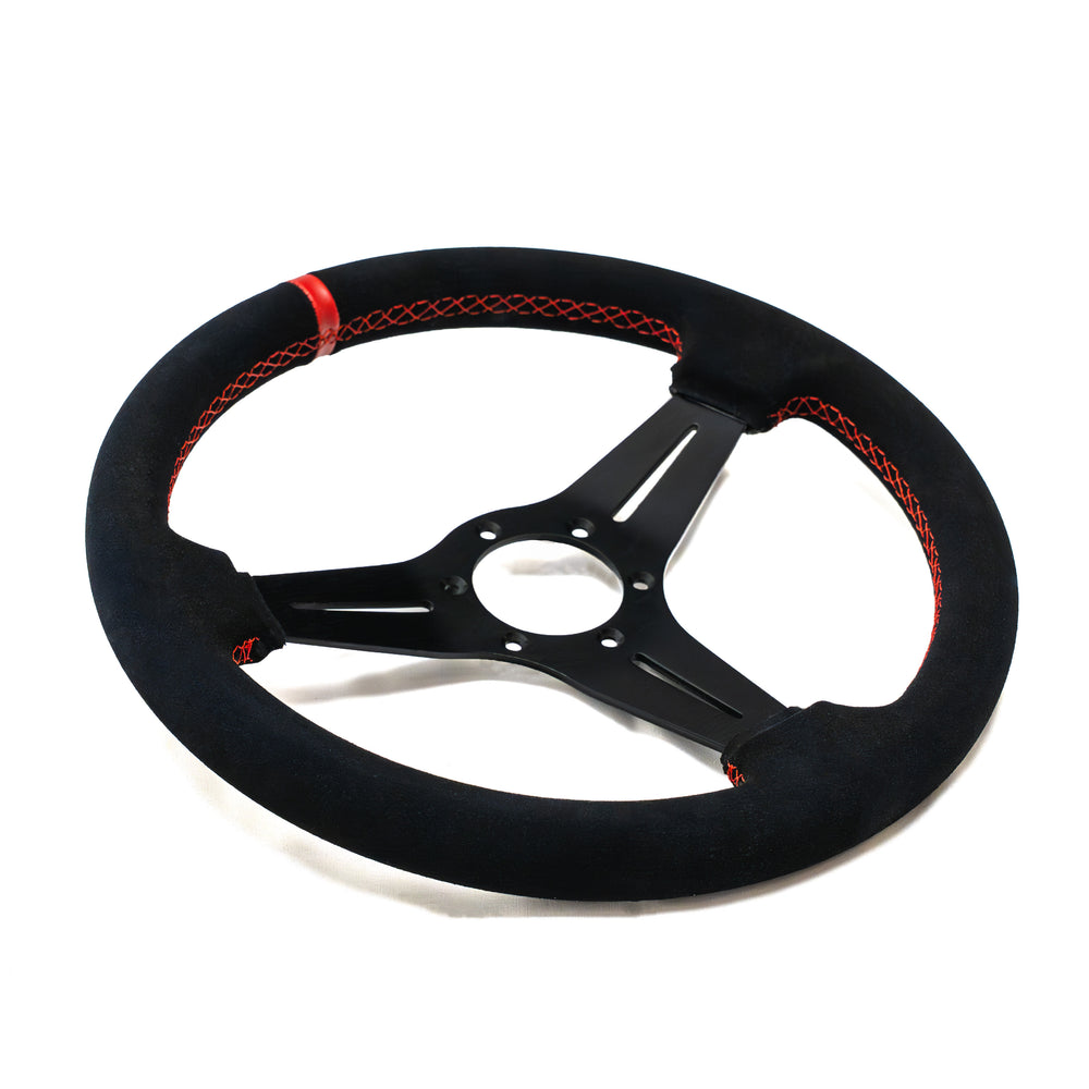 Volante Sim Racing, Scamosciato