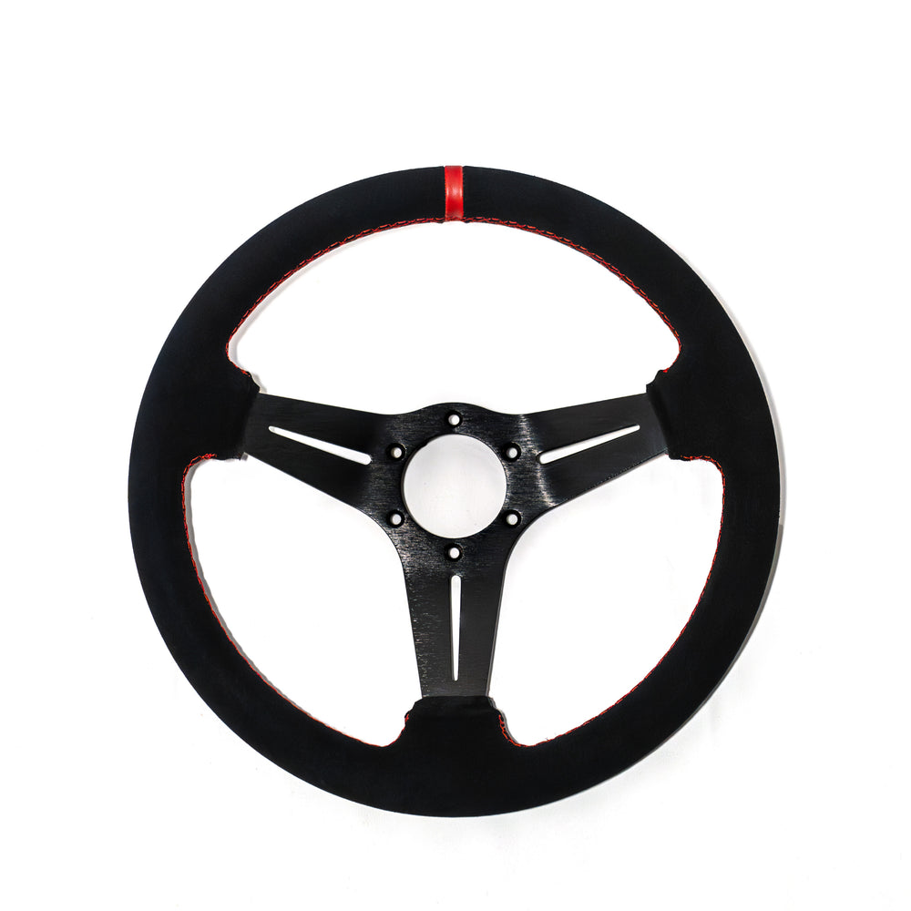 Volante Sim Racing, Scamosciato