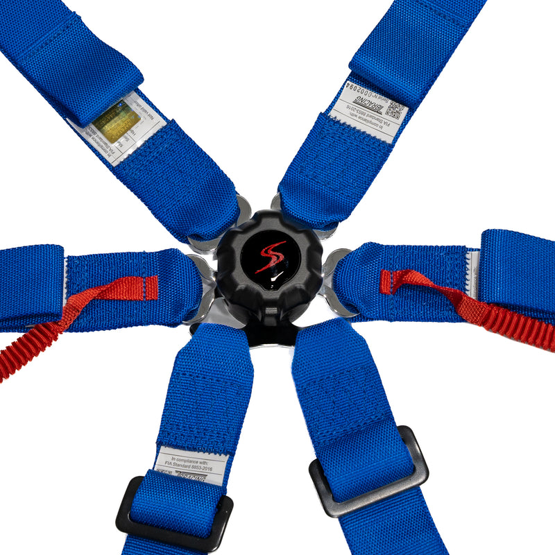 Carica immagine in Galleria Viewer, Cinture 6 Punti DS - Blu - FIA 2026
