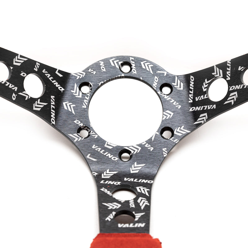 Carica immagine in Galleria Viewer, Volante Valino Rosso, Razze Nere, a Calice 73 mm
