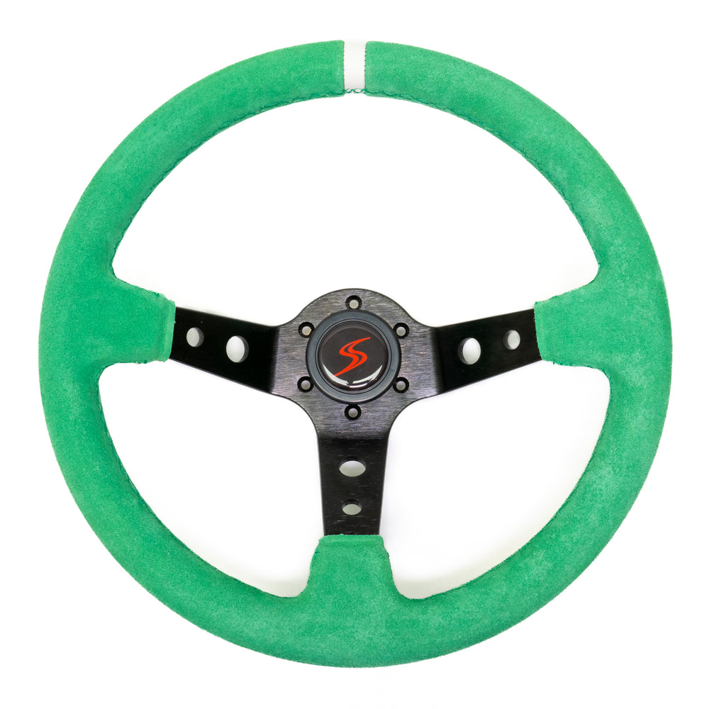 Volante a Calice (90 mm), Scamosciato Verde, Razze Nere