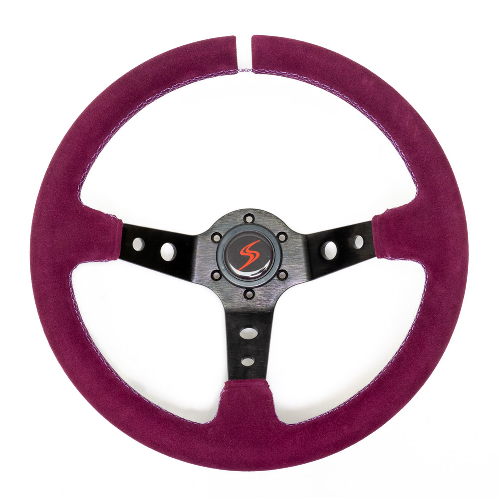 Volante a Calice (90 mm), Scamosciato Viola, Razze Nere