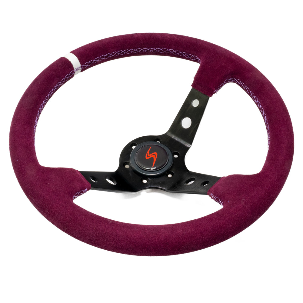 Volante a Calice (90 mm), Scamosciato Viola, Razze Nere