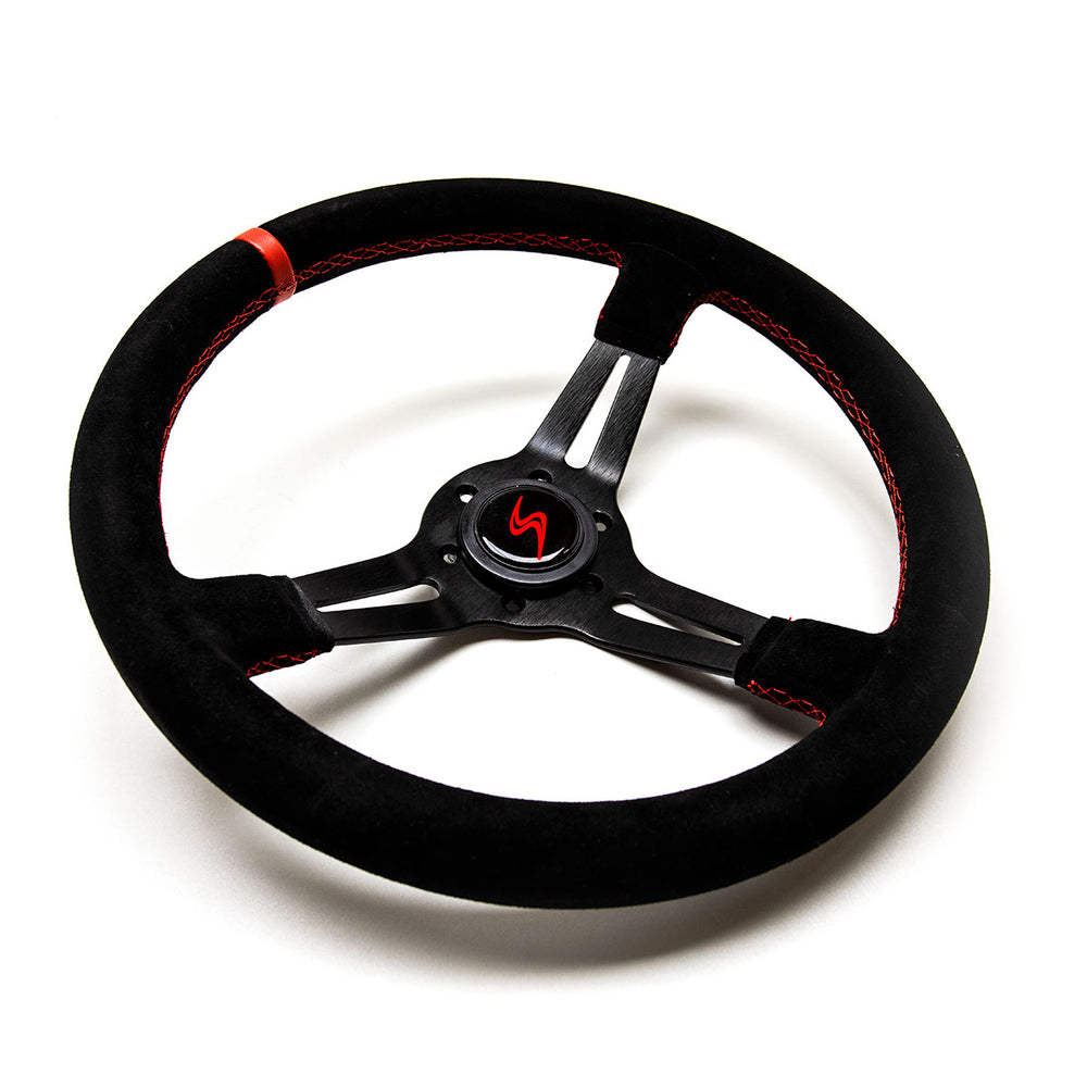Volante a Calice (70 mm), Scamosciato Nero, Razze Nere