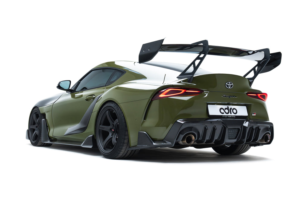 Alettone Adro AT-P1 "Swan Neck" Rovesciato in Carbonio per Toyota GR Supra